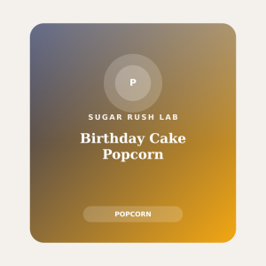 Birthday Cake Popcorn