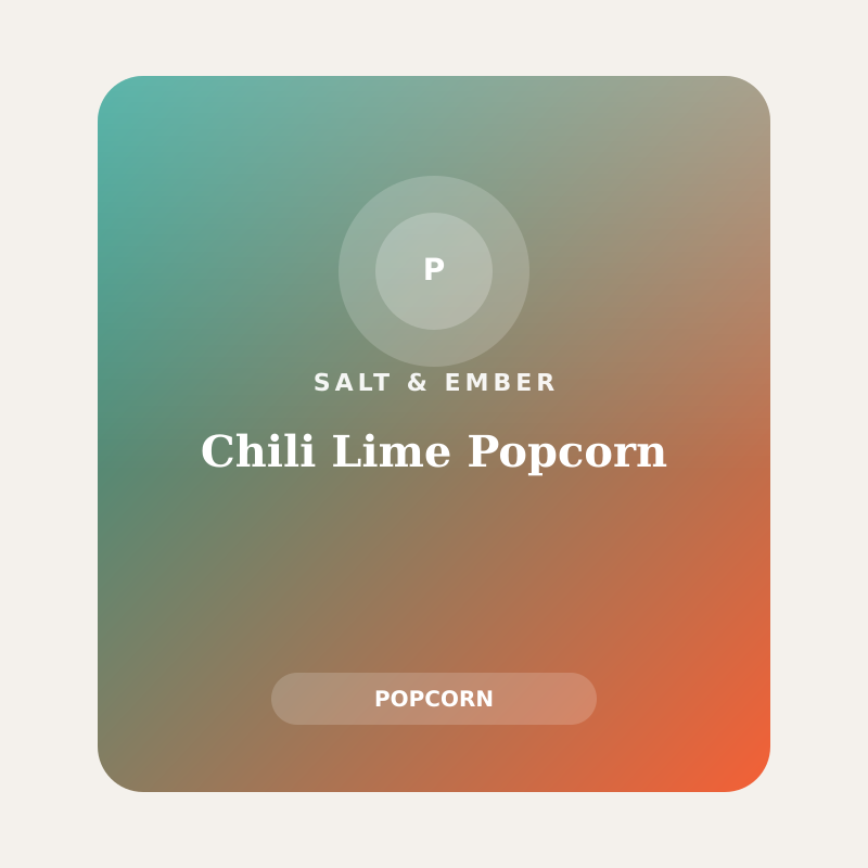 Chili Lime Popcorn