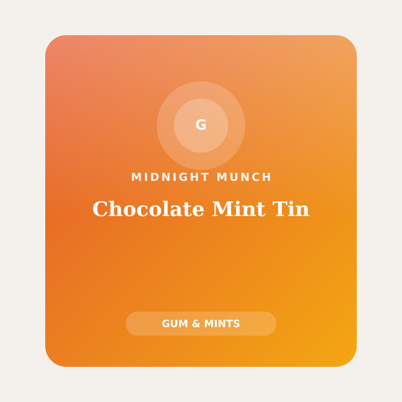 Chocolate Mint Tin