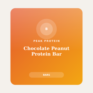 Chocolate Peanut Protein Bar