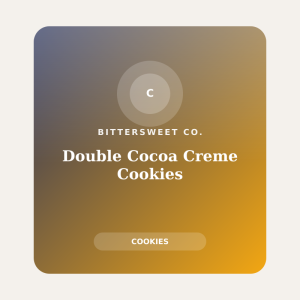 Double Cocoa Creme Cookies