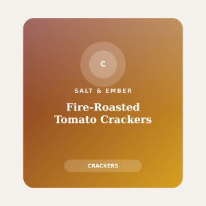 Fire-Roasted Tomato Crackers
