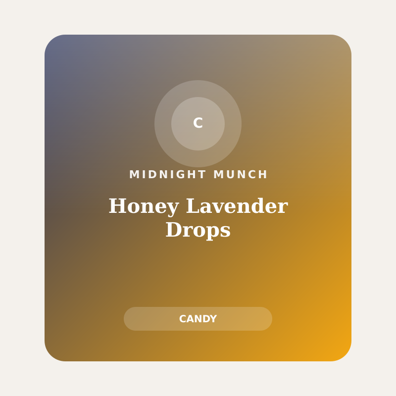 Honey Lavender Drops