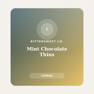 Mint Chocolate Thins