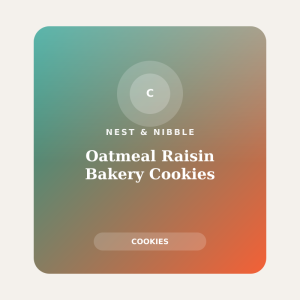 Oatmeal Raisin Bakery Cookies