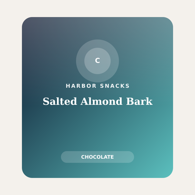 Salted Almond Bark