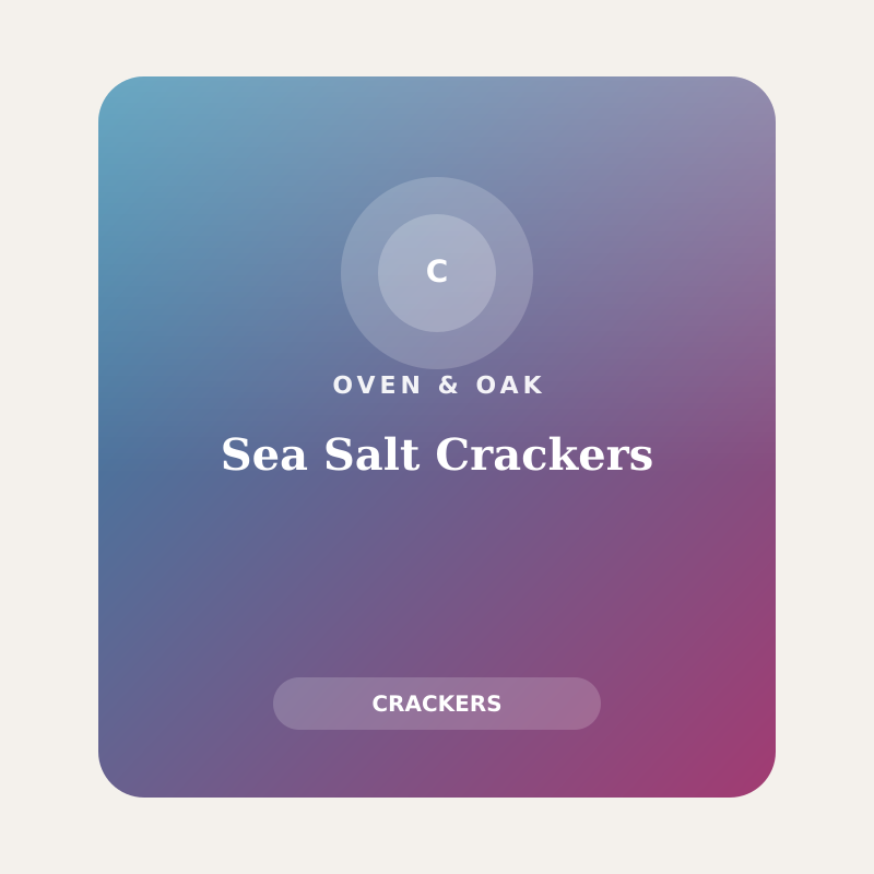Sea Salt Crackers