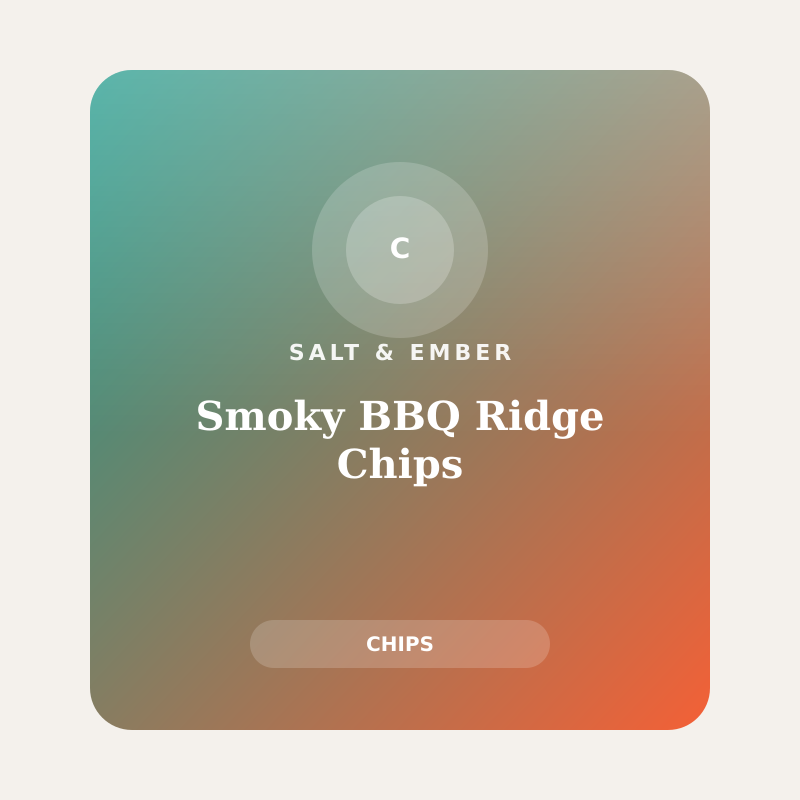 Smoky BBQ Ridge Chips