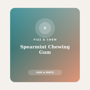Spearmint Chewing Gum