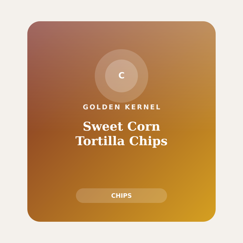 Sweet Corn Tortilla Chips