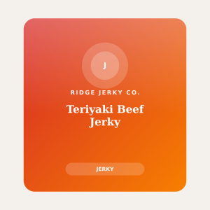 Teriyaki Beef Jerky