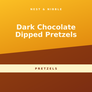 Dark Chocolate Dipped Pretzels