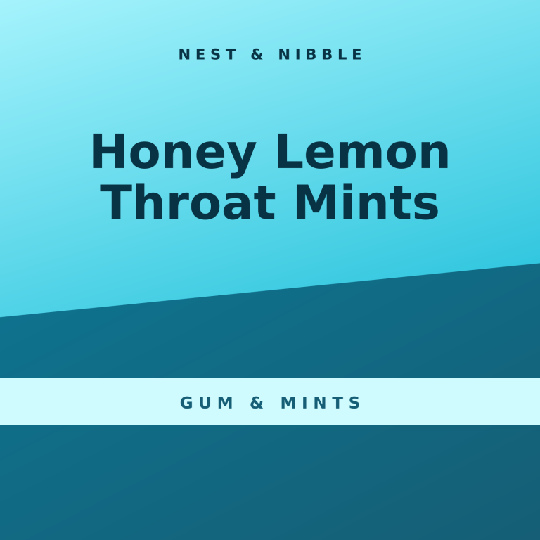 Honey Lemon Throat Mints