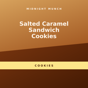 Salted Caramel Sandwich Cookies