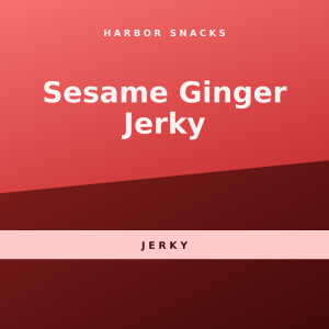 Sesame Ginger Jerky